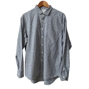 Billy Reid XXL Standard Cut Men's Plaid Button Up Shirt Cotton